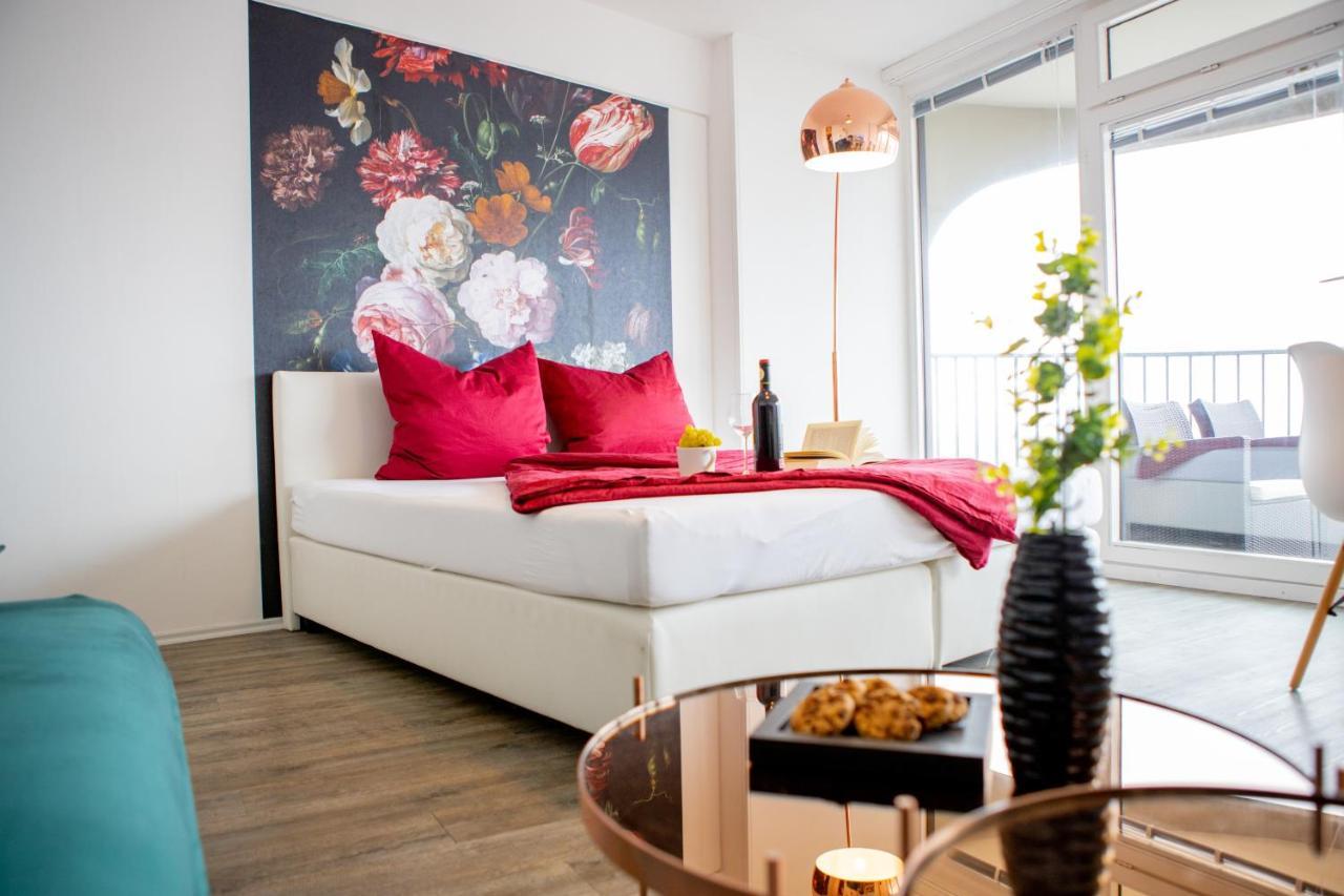 Modernes Apartment Mit Tollem Blick Ueber Die Stadt Augsburg Dış mekan fotoğraf